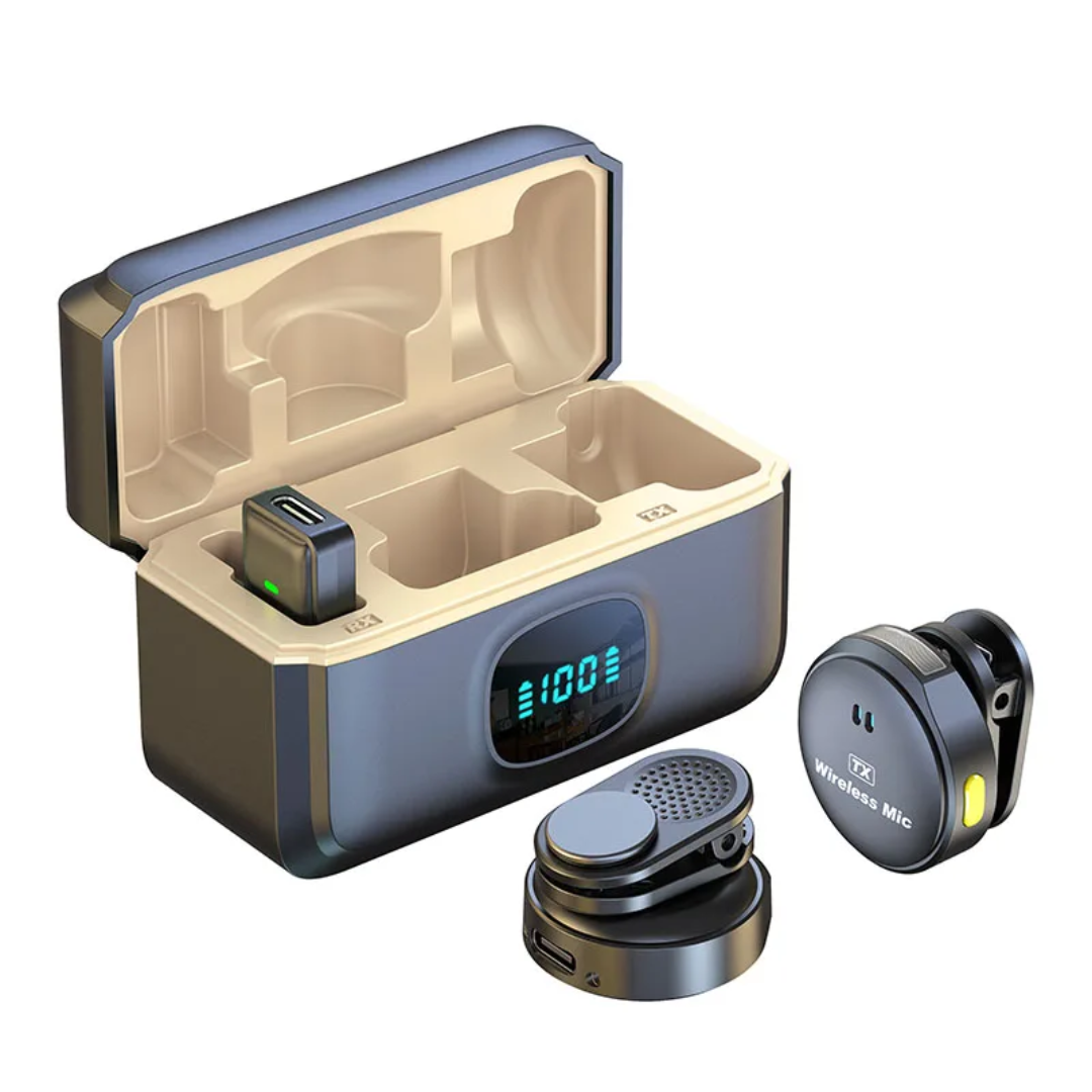 Lavalier Q8 Magnetic Wireless Microphones