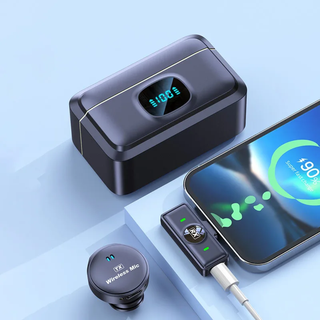 Lavalier Q8 Magnetic Wireless Microphones