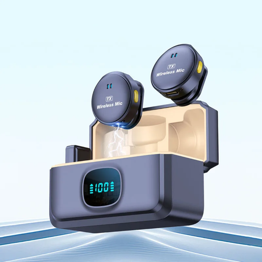 Lavalier Q8 Magnetic Wireless Microphones