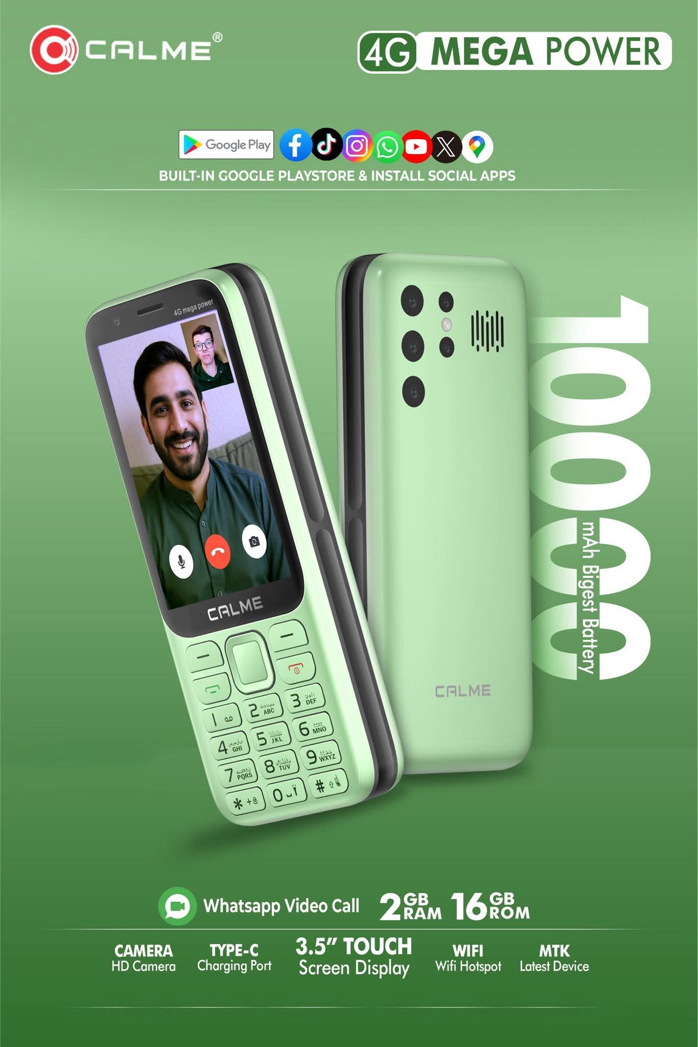 CallMe 4G Power Smart-Mapeesa Phone