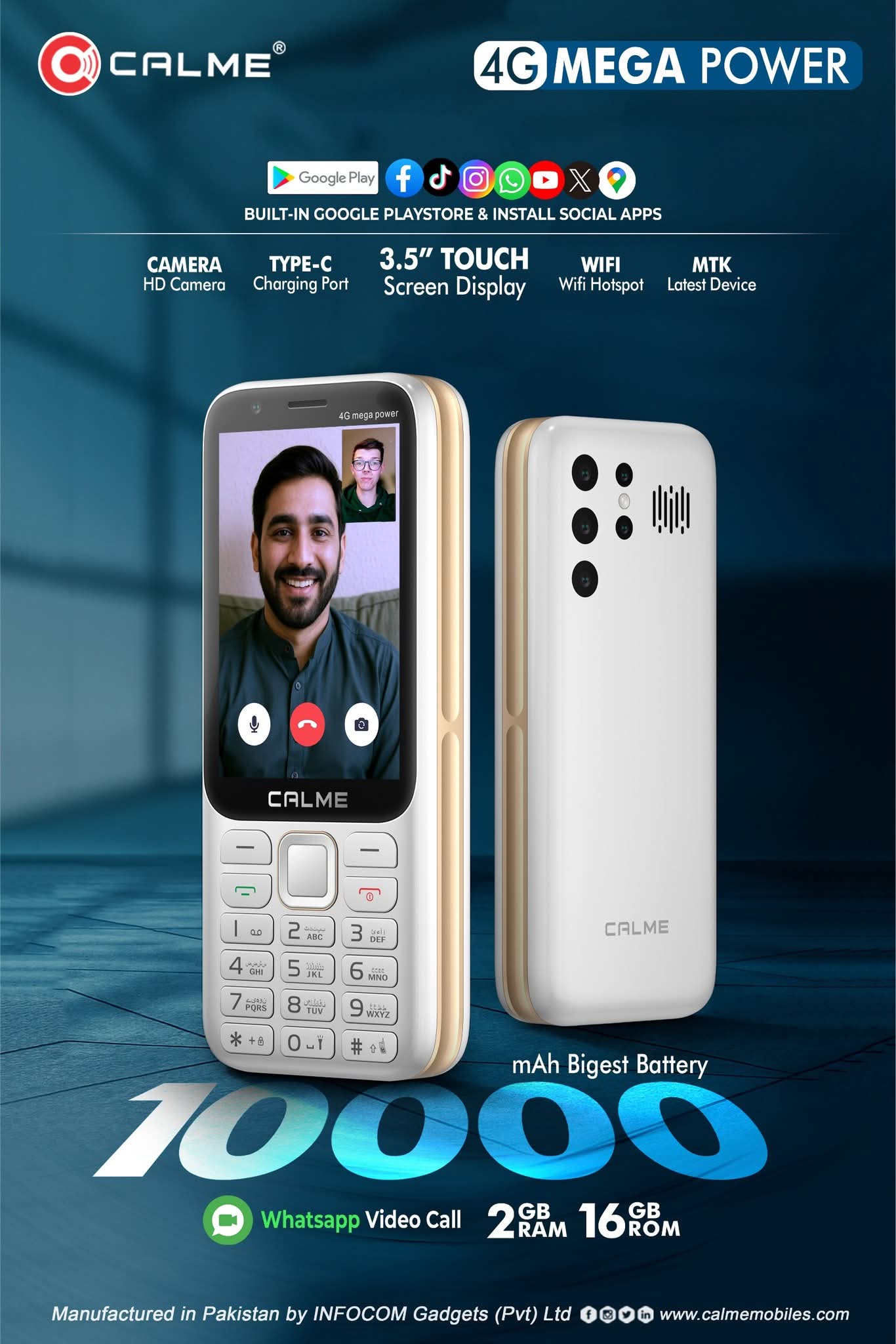 CallMe 4G Power Smart-Mapeesa Phone